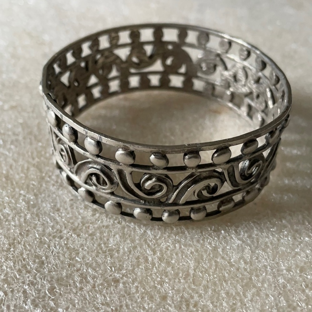 Antique engraved bangle parson - Picture 1 of 5